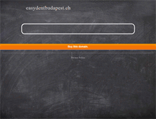Tablet Screenshot of easydentbudapest.ch
